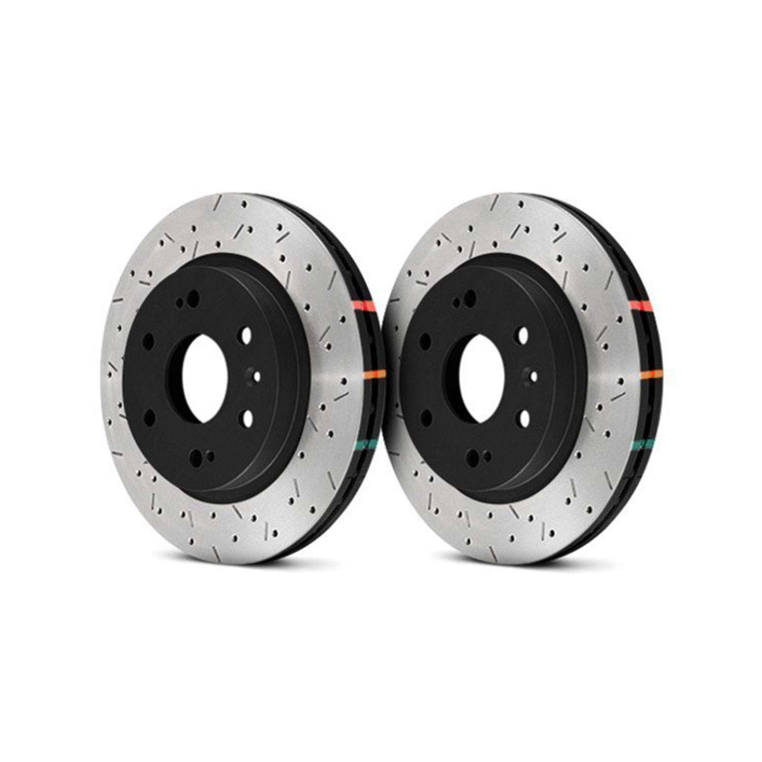 4000XS Drilled and Slotted Brake Rotor more details on - Imagen 2
