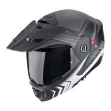Casco Scorpion EXO ADX-2 Lewis Blanco-Negro Mate
